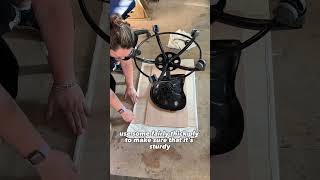 PART 2  Quick amp easy DIY swivel rotating stand for your workshop Perfect for painting furniture [upl. by Wakeen]