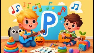 The Ultimate P Song for Kids –Sing Along and Learn with Fun Music  Cheerful Toddlers TV [upl. by Macdougall]