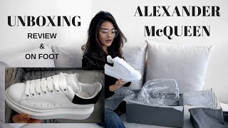 UNBOXING  ALEXANDER MCQUEEN SNEAKER [upl. by Arbed]