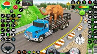 Animal Cargo Truck Game 3d  Car Game Video  Kids Car Game Video [upl. by Odraleba]