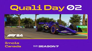 Quali Day 02  Imola x Canada  Slick Racing League Season 7 [upl. by Hazmah]