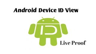 How to find android device id device id get your Android device id easily find android id [upl. by Htur]