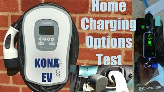 Hyundai Kona EV home charging options [upl. by Harrak]