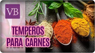 Temperos e Especiarias Para Carnes  Você Bonita 220917 [upl. by Letsirc]