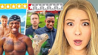 Americans React To SIDEMEN 7 STAR VS 1 STAR HOTEL KSI EDITION [upl. by Eissehc]