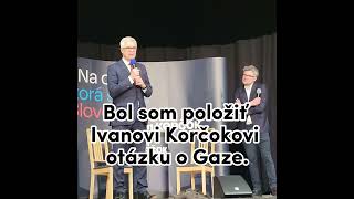 KORČOK Izrael je náš partner za civilné obete v Gaze môže Hamas [upl. by Nwotna]