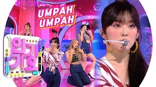 Red Velvet레드벨벳  Umpah Umpah음파음파 인기가요 Inkigayo 20190825 [upl. by Burch470]