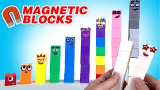 Numberblocks Make Your Own Magnetic Blocks 1 to 10  Keiths Toy Box [upl. by Ahsaekal]