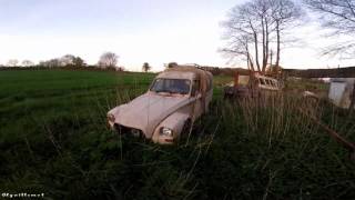 Voiture abandonnée  Dyane Acadiane Années de production 1978 à 1987 [upl. by Atihcnoc]