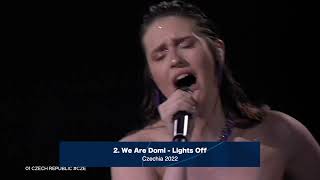 My Top 10 Eurovision Songs from Czechia [upl. by Renard605]