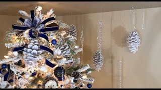 Christmas decorating How to decorate your ceiling [upl. by Essy]