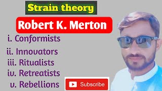 Strain theory  in Urdu Hindi Anomie theory  Social Structural theory  Roberts theory [upl. by Mehitable]