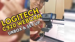 Logitech C920 Pro HD Webcam Unboxing and Set Up [upl. by Reinaldos871]