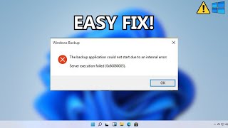 How to Fix Server Execution Failed Error 0x80080005 2023 [upl. by Ainimre]