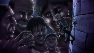 ATTACK ON TITAN  Nanaba And Gelgars Death At Utgard Castle [upl. by Ecinnahs]