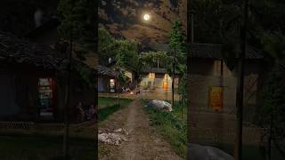 🥹 Ek Aisi Bhi Vo Ghadi ThiKya Zamana Tha  Night Nature View  nature village shorts song [upl. by Rehptosirhc]