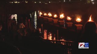 WaterFire Salute to Veterans [upl. by Sunny835]