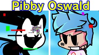 Friday Night Funkin VS Corrupted Oswald  Rabbit’s Glitch Song Come Learn With Pibby x FNF Mod [upl. by Akined]