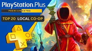 Top 20 Local Coop amp Splitscreen Games on PlayStation Plus Extra amp Premium  JUNE 2024 [upl. by Eioj519]