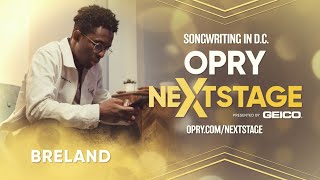 BRELAND  Songwriting In DC  Opry NextStage [upl. by Nemraciram848]