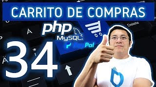 34 Carrito de compras con php mysql paypal y bootstrap Archivos originales [upl. by Jegar555]