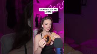 Who loves wooden coaster ASMR 🎶🪵 asmr relax calm cozy shorts reels  trending [upl. by Trista]