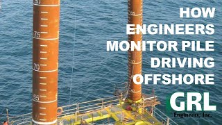 How Engineers Monitor Pile Driving for Offshore Platforms [upl. by Eniroc]