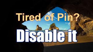 Windows 10  How to Disable PIN and PASSWORD on Lock Screen at login \ Official \ 2023 [upl. by Mcripley217]