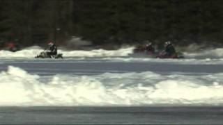 Sturbridge Mass Motorcycle Ice racing 2011 [upl. by Essirahs]