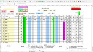 Program lucru – grafic lucru lunar  Plan de lucru  pontaj  tura 1224 sau 8 ore zilnici excel [upl. by Odnomyar]