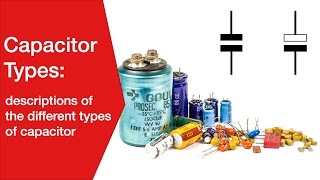 Capacitor Types Explained electrolytic ceramic tantalum plastic film [upl. by Eibloc]