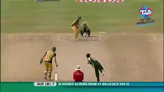 Saeed Ajmal vs M Hussey [upl. by Lilah]