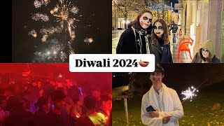 DIWALI🪔IN VILNIUS 2024  NIGHTLIFE OF VILNIUS  HALLOWEEN 2024 [upl. by Airdnna]