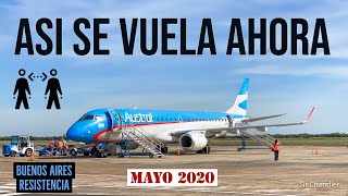 Primer vuelo con las nuevas medidas en la Argentina [upl. by Alfeus]