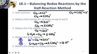 184 Balancing Redox Reactions  Disproportionation [upl. by Sukramal]