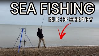 Beach Fishing Isle of Sheppey BARTONS POINT  SEA FISHING UK [upl. by Iramo779]