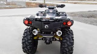 2018 CanAm Outlander XXC with full RWJC Exhaust [upl. by Hanzelin]