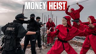 Parkour MONEY HEIST Season 3 ESCAPE from POLICE chase BELLA CIAO REMIX  FULL STORY ACTION POV [upl. by Fi168]