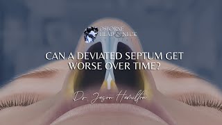 Can a deviated septum get worse over time [upl. by Aneeb]