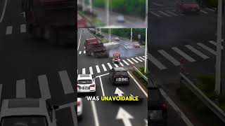 Sudden Turn Causes Unavoidable Collision😱 cctv car [upl. by Dyana]