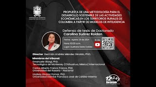 Defensa Doctoral Propuesta de una metodología para el desarrollo sostenible de las actividades [upl. by Ailasor207]