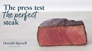 How To Cook Steak  The Press Test [upl. by Nytsirt]