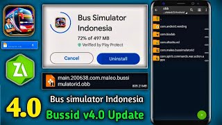 Big Update OBB v40 Bussid Problem solved 😰 Bus simulator Indonesia [upl. by Tenrag898]