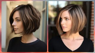 Gorgeous Short Bob haircut Ideas  Hair Color Ideas [upl. by Atnomed71]