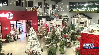 30000 squarefoot Christmasthemed store opening in Madisonville Texas [upl. by Idmann]