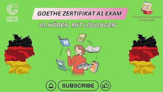 Master German with A1 Exam  Hören Practice mit Antworten  Goethe Zertifikat  Start Deutsch 1 [upl. by Otha]