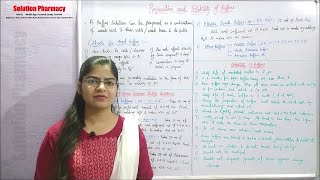 Inorganic Chemistry 16 Preparation amp Stability of Buffer Solution  How to Prepare Buffer Solution [upl. by Demahum46]