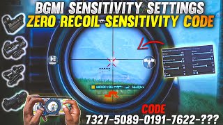 NEW UPDATE 34 🔥BEST SENSITIVITY CODECONTROL SETTINGS BGMIPUBG MOBILE  BGMI AFTER UPDATE 34 [upl. by Kenneth700]