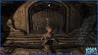 Skyrim Golden Claw Quest  Opening Puzzle Doors FunnyPart 2 [upl. by Ilojna587]