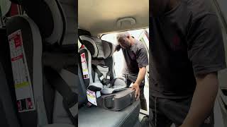 Infant booster car seat installation carseat baby newborn safety [upl. by Caril]